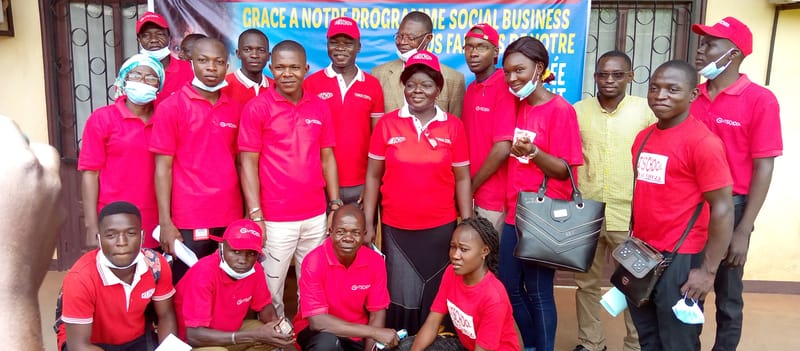 Conférence de presse du Samedi 02 Octobre 2021 à Camschool sur le partenariat signé avec le Centre Yunus