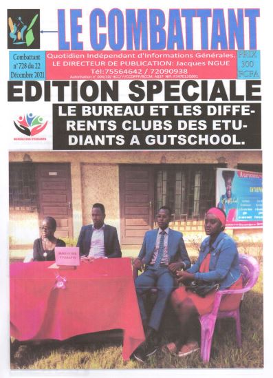 LE BUREAU ET LES DIFFERENTS CLUBS DES ETUDIANTS A GUTSCHOOL