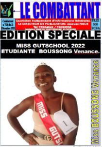 MISS GUTSCHOOL 2022 : ETUDIANTE BOUSSONG VENANCE