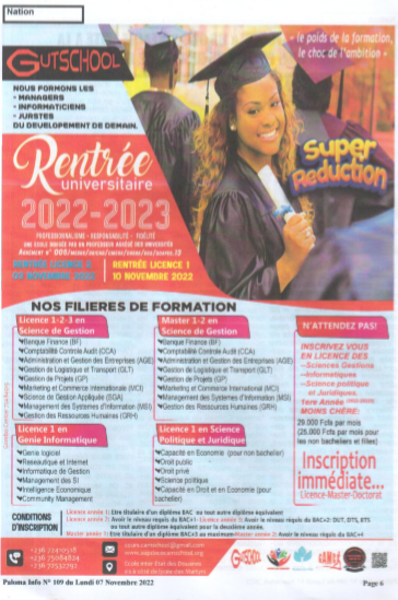 RENTREE SCOLAIRE 2022-2023