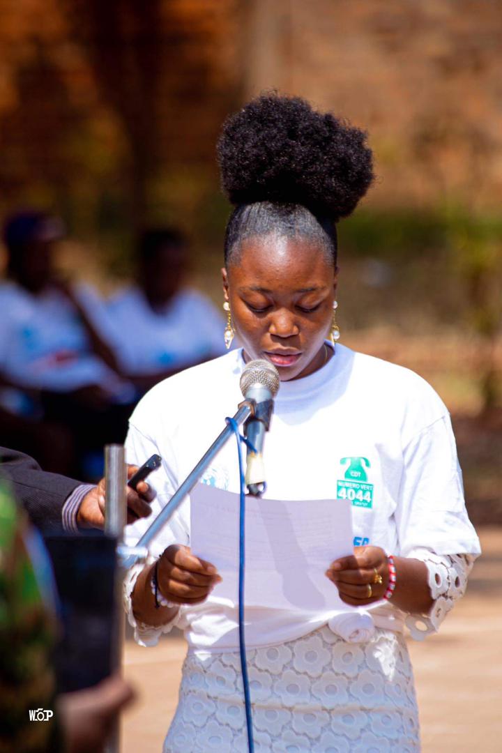 Le mot de bienvenue par Mlle ZEMBROU Ericka, étudiante en première année à GUTSCHOOL