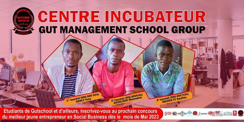 Les lauréats du Concours Meilleur Jeune Entrepreneur