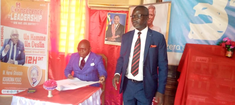 Le Directeur Général de la BGFI Bank Centrafrique et l'Administrateur Général de GUTSCHOOL