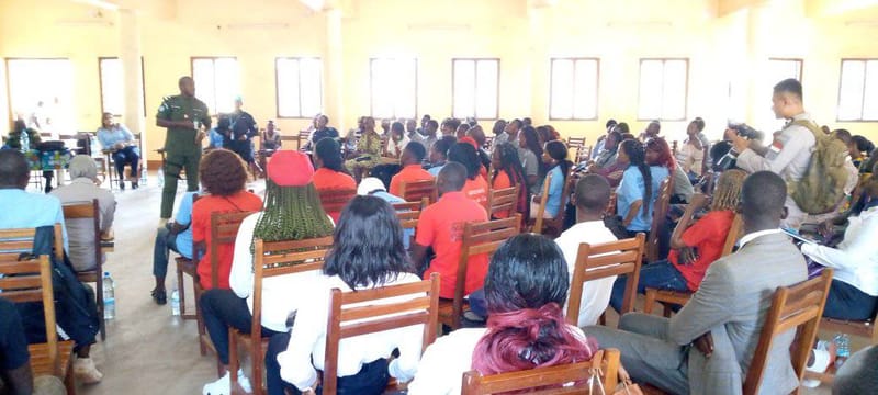 La salle de conférence du Centre Catholique Universitaire (CCU)