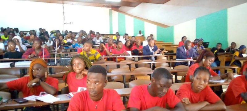 Vue de  l'amphithéâtre Alphonse BLAGUE où s'est tenues la conférence