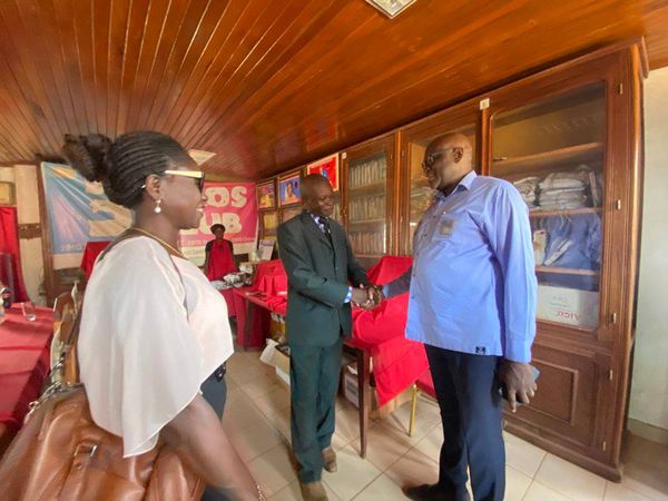 Réception de la délégation  du Groupe Interprofessionnel de Centrafrique #GICA notamment le Secrétaire général M POTOLOT Gille ( 8 Juin 2023)