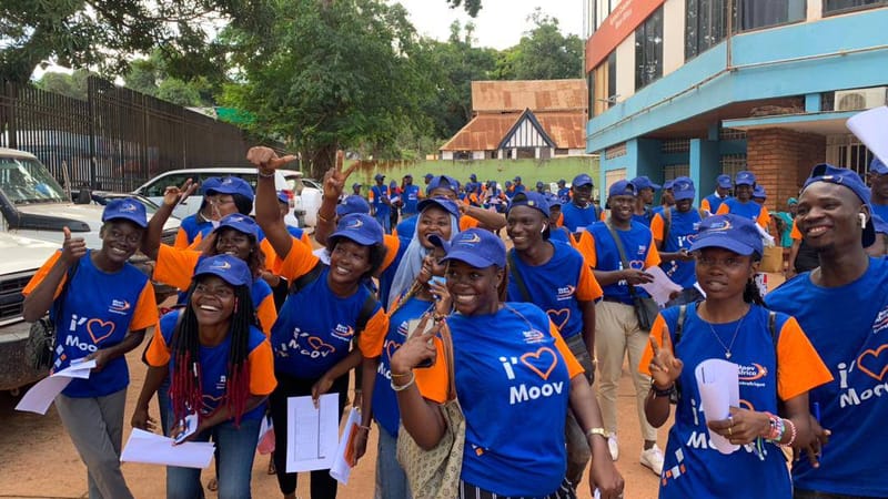 Plus de 150 étudiants bénéficient d'un stage à la société MoovAfricaCentrafrique (13 Juin 2023)