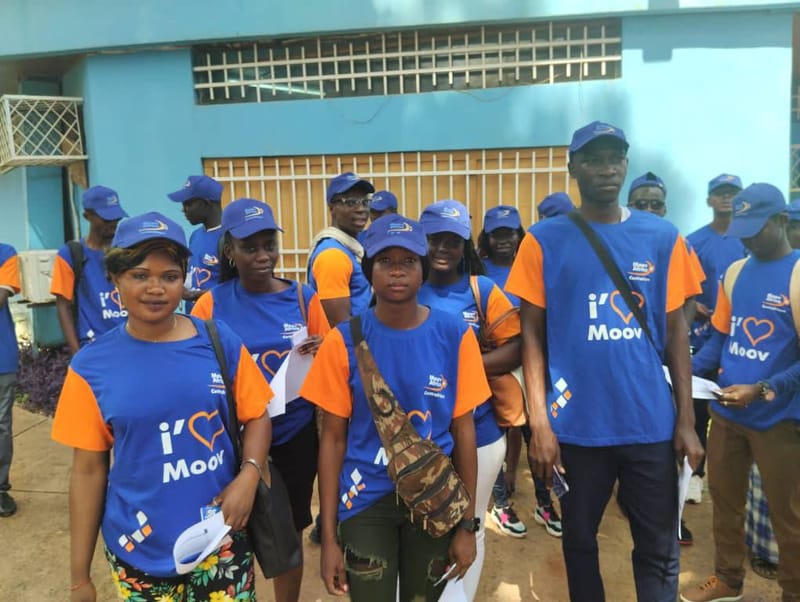 Plus de 150 étudiants bénéficient d'un stage à la société MoovAfricaCentrafrique (13 Juin 2023)