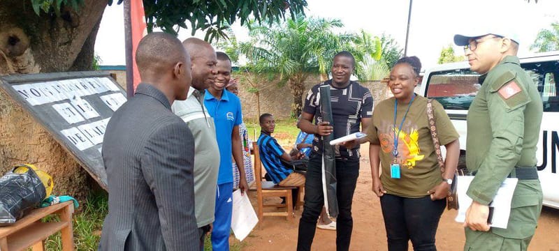 Visite de la MUNISCA pour une Causerie Educative sur cette problématique à l'endroit des étudiants dudit Institut.