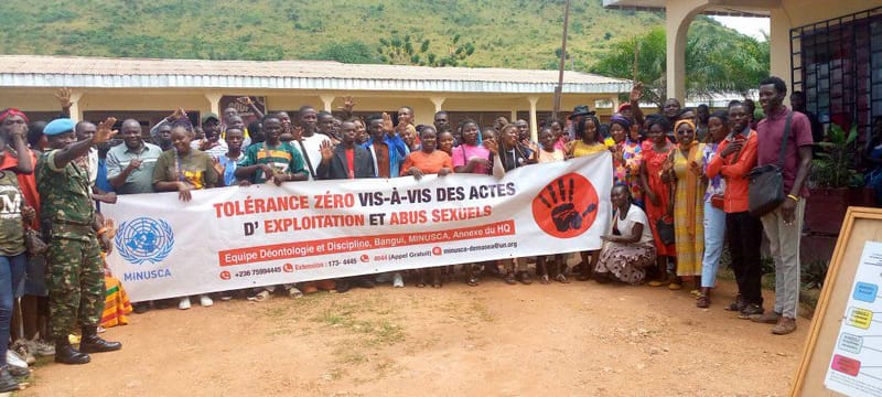 Visite de la MUNISCA pour une Causerie Educative sur cette problématique à l'endroit des étudiants dudit Institut.