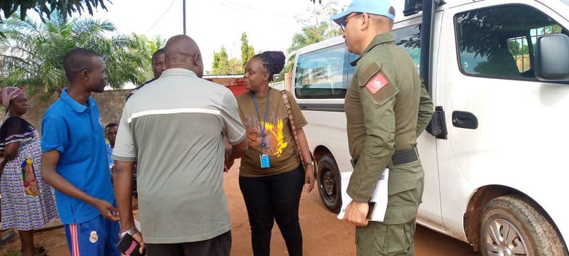 Visite de la MUNISCA pour une Causerie Educative sur cette problématique à l'endroit des étudiants dudit Institut.