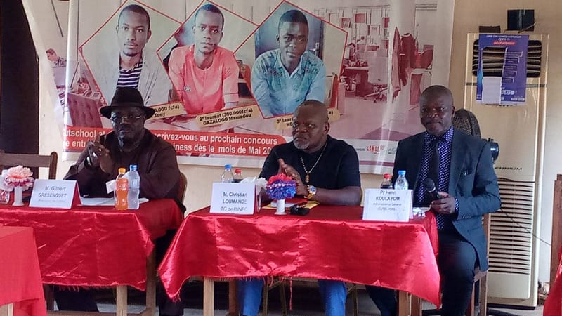 Réception de la Délégations de l' UNPC a GUTSCHOOL (13 Juillet 2023)