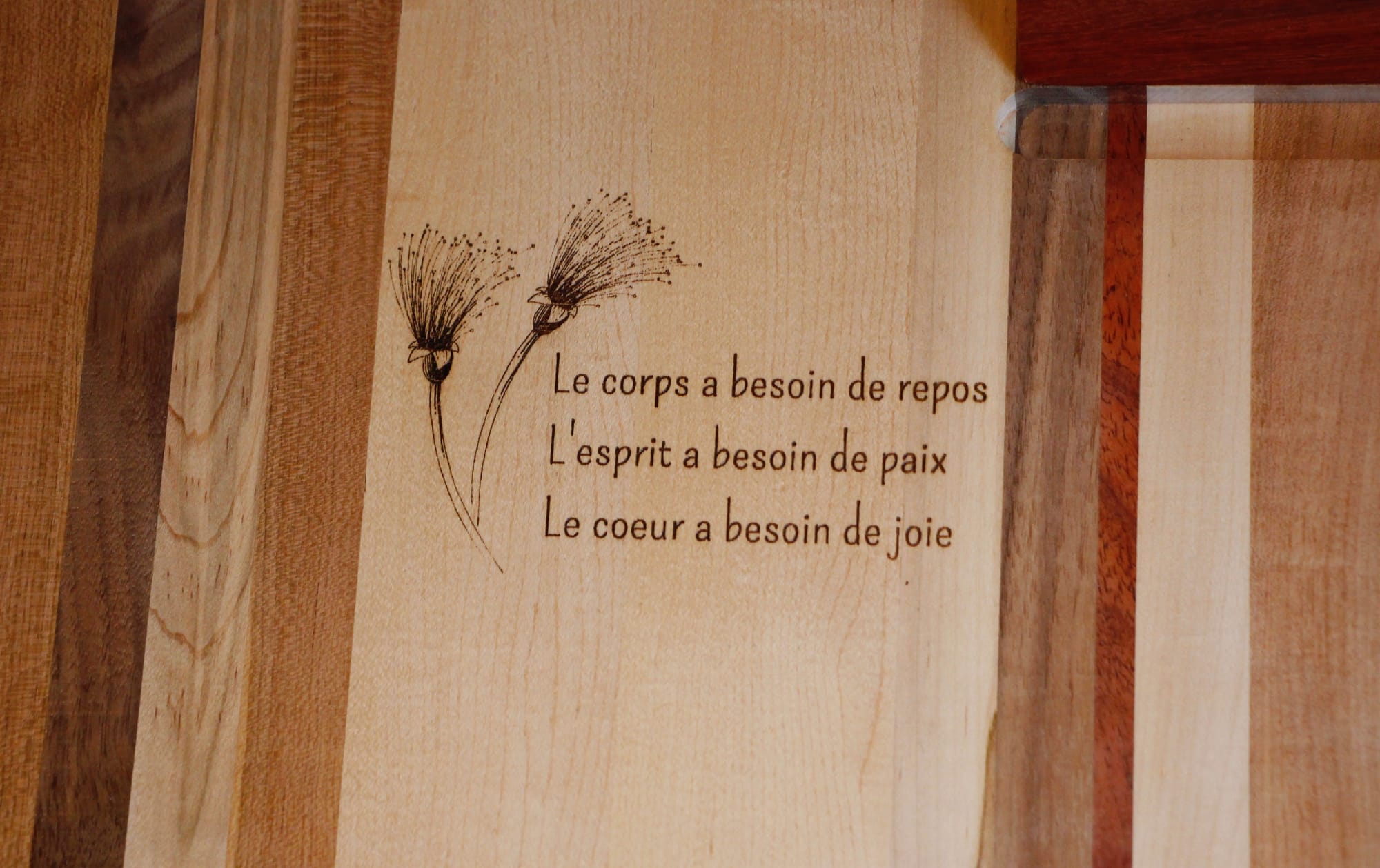 Pont de bain pensée personnelle