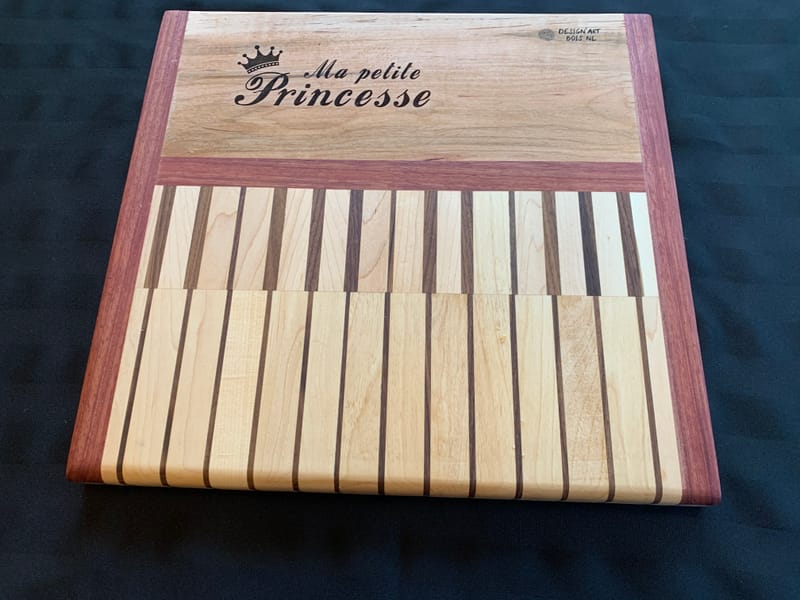 Planche piano personnalisée