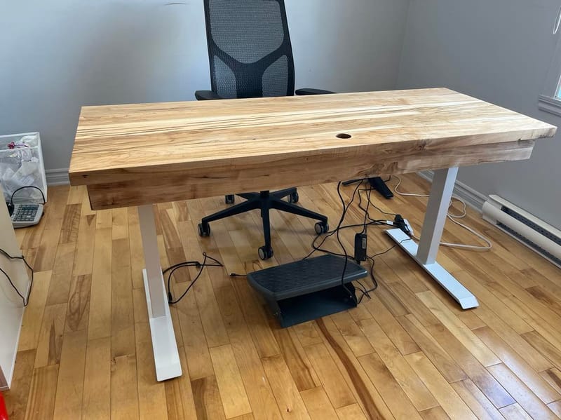 Bureau de travail ergonomique