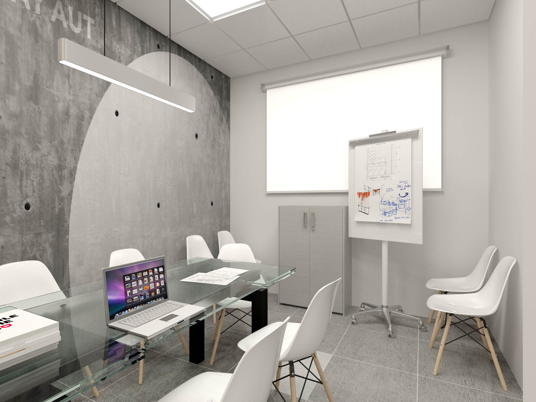 Conference room.. Rumyantsevo Business Park. Moscow.2020