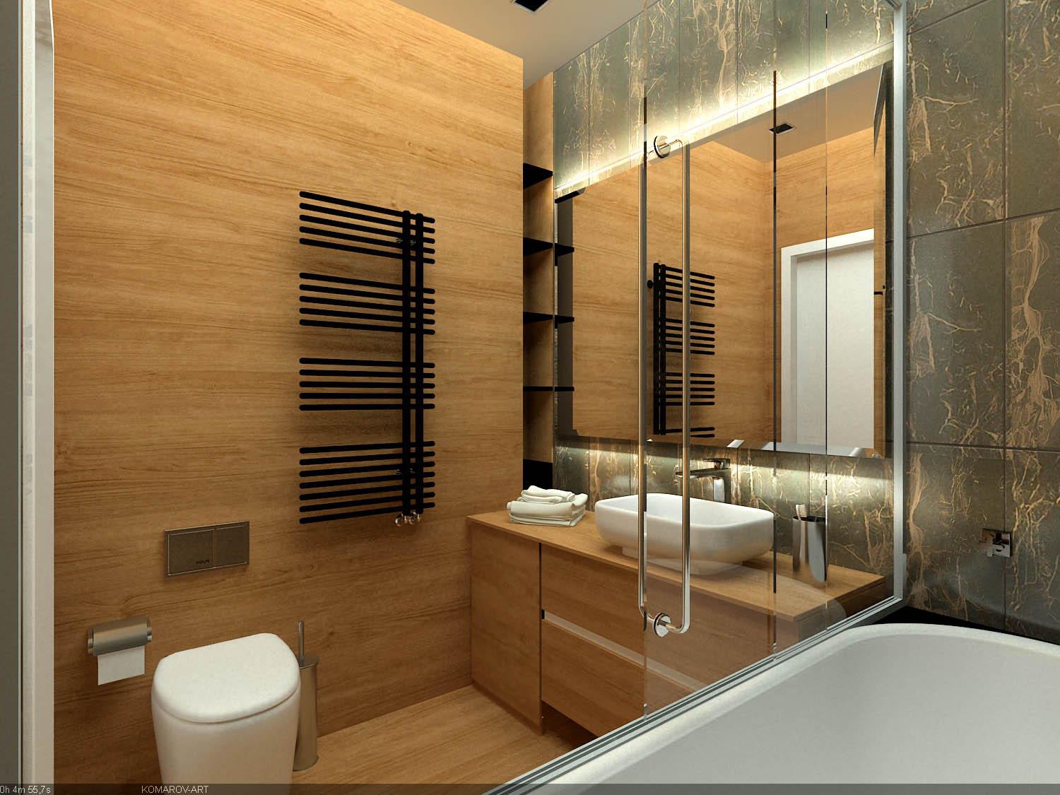 Apartament #18. 49 m2. Moscow 2019.