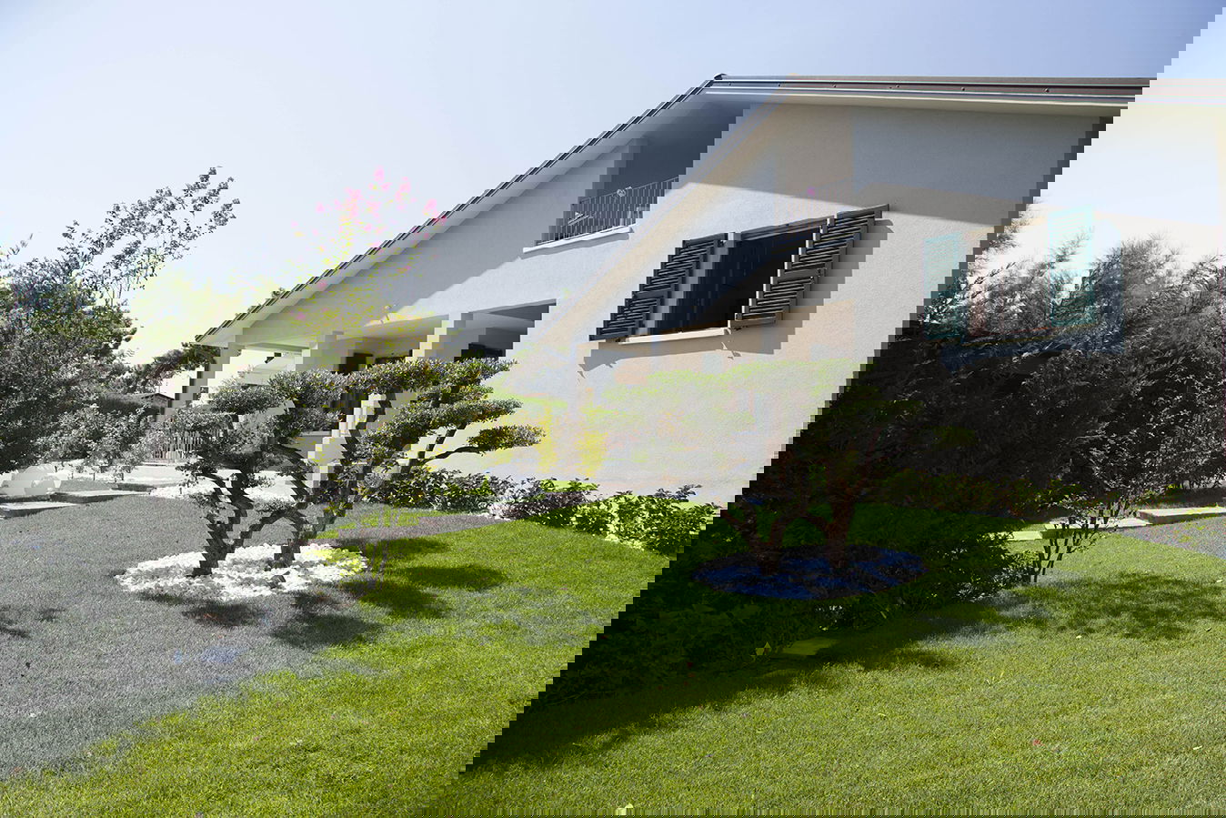 Private  residence with pool on the island of Albarella. Italy 2015.