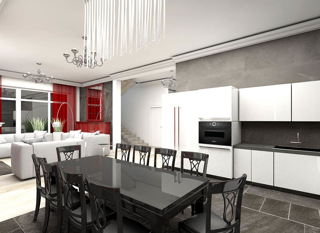 The cottage has a total area of 387 m2. Istra, Moscow region