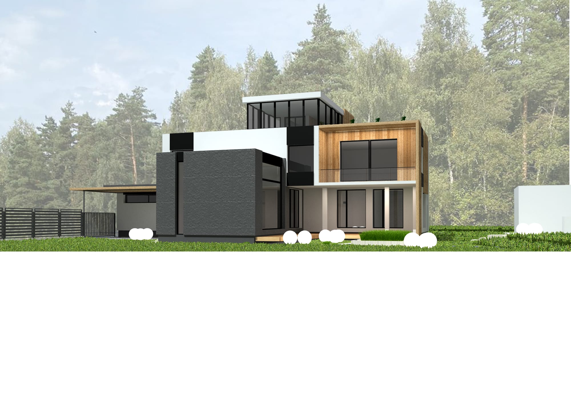 Cottage in the Moscow region. 320m2