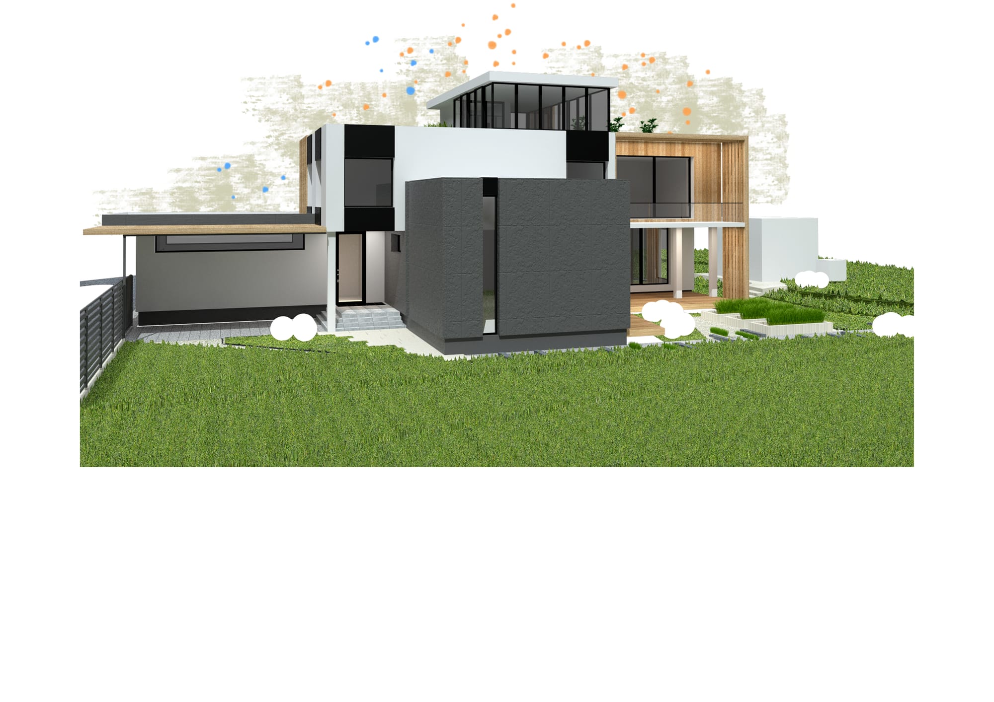 Cottage in the Moscow region. 320m2