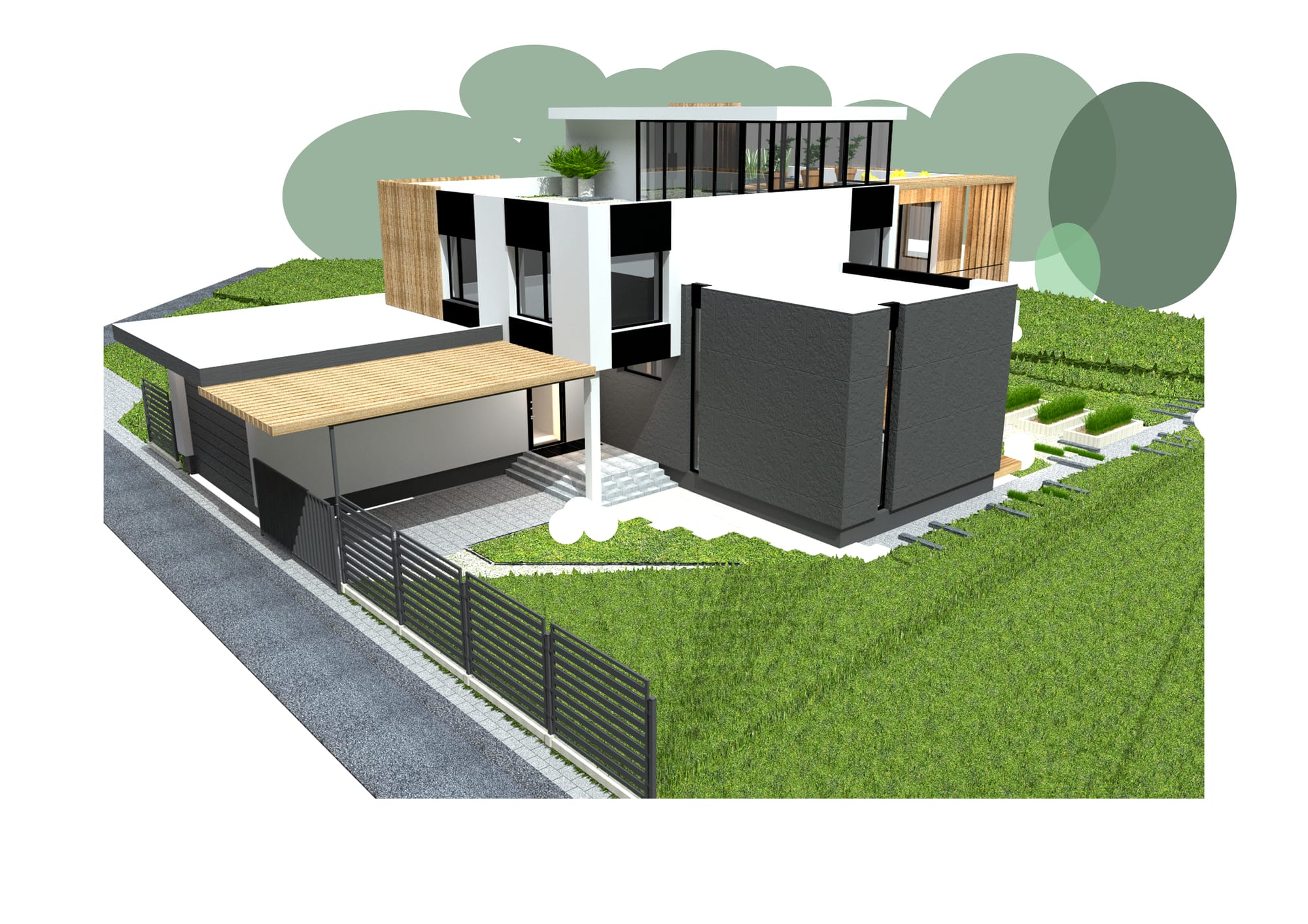 Cottage in the Moscow region. 320m2