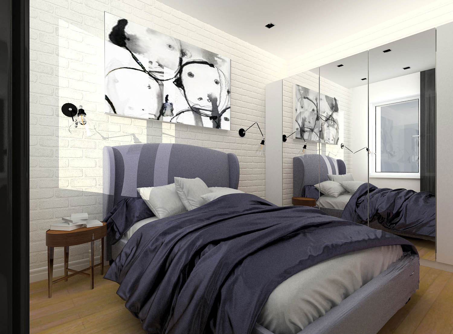 Apartament #18. 49 m2. Moscow 2019.