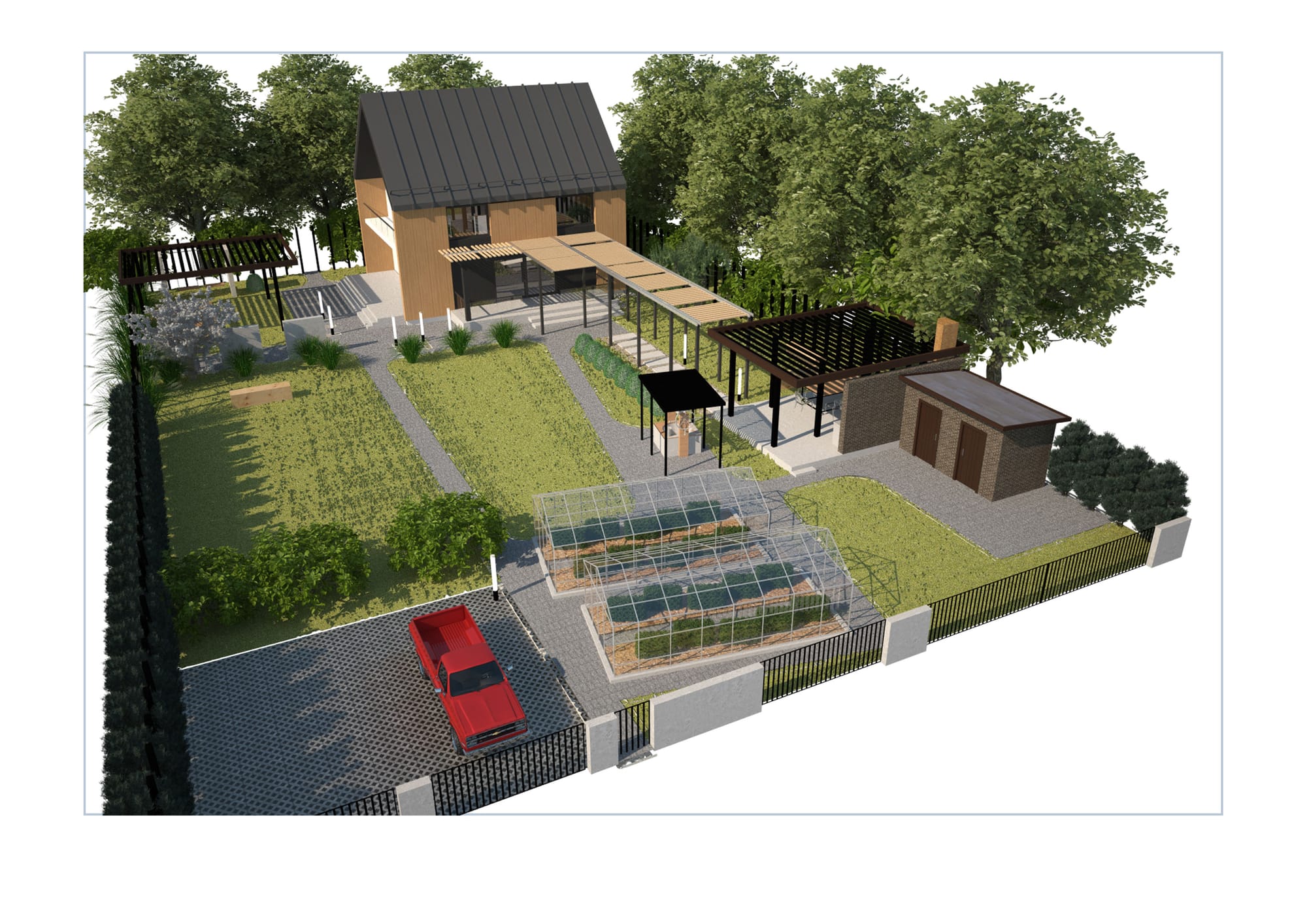 Private house project Leningrad region 120 m2 2021