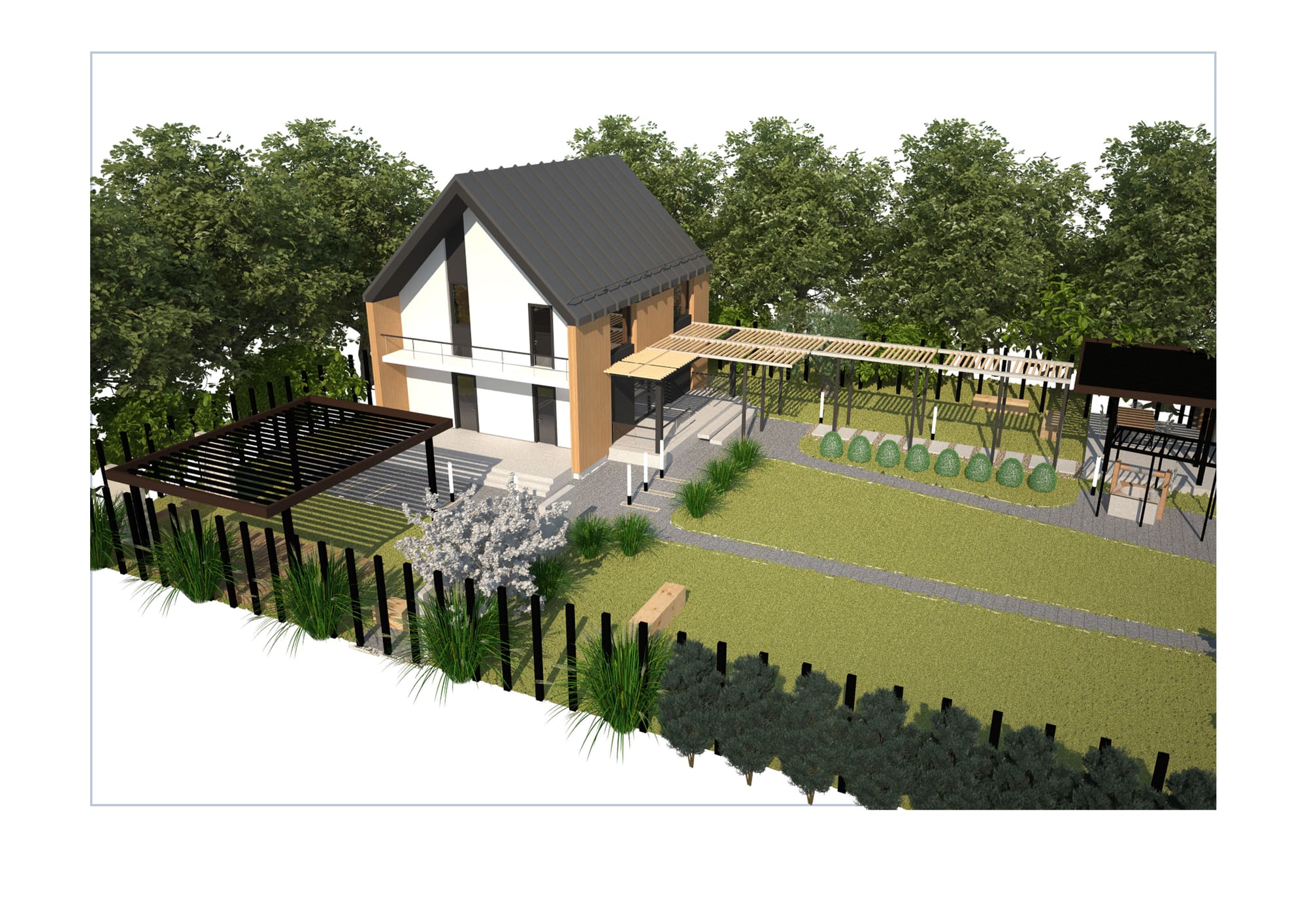 Private house project Leningrad region 120 m2 2021