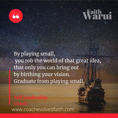 Day 9 Stop Playing Small