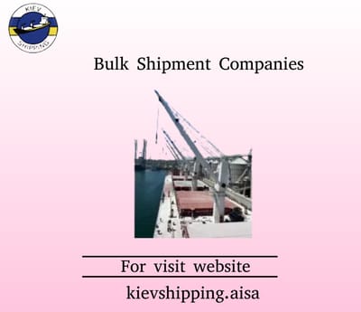 Hire From The Top Bulk Shipment Companies – For Bulk Shipping