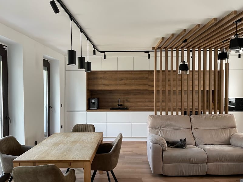 Amerikai konyhás nappali