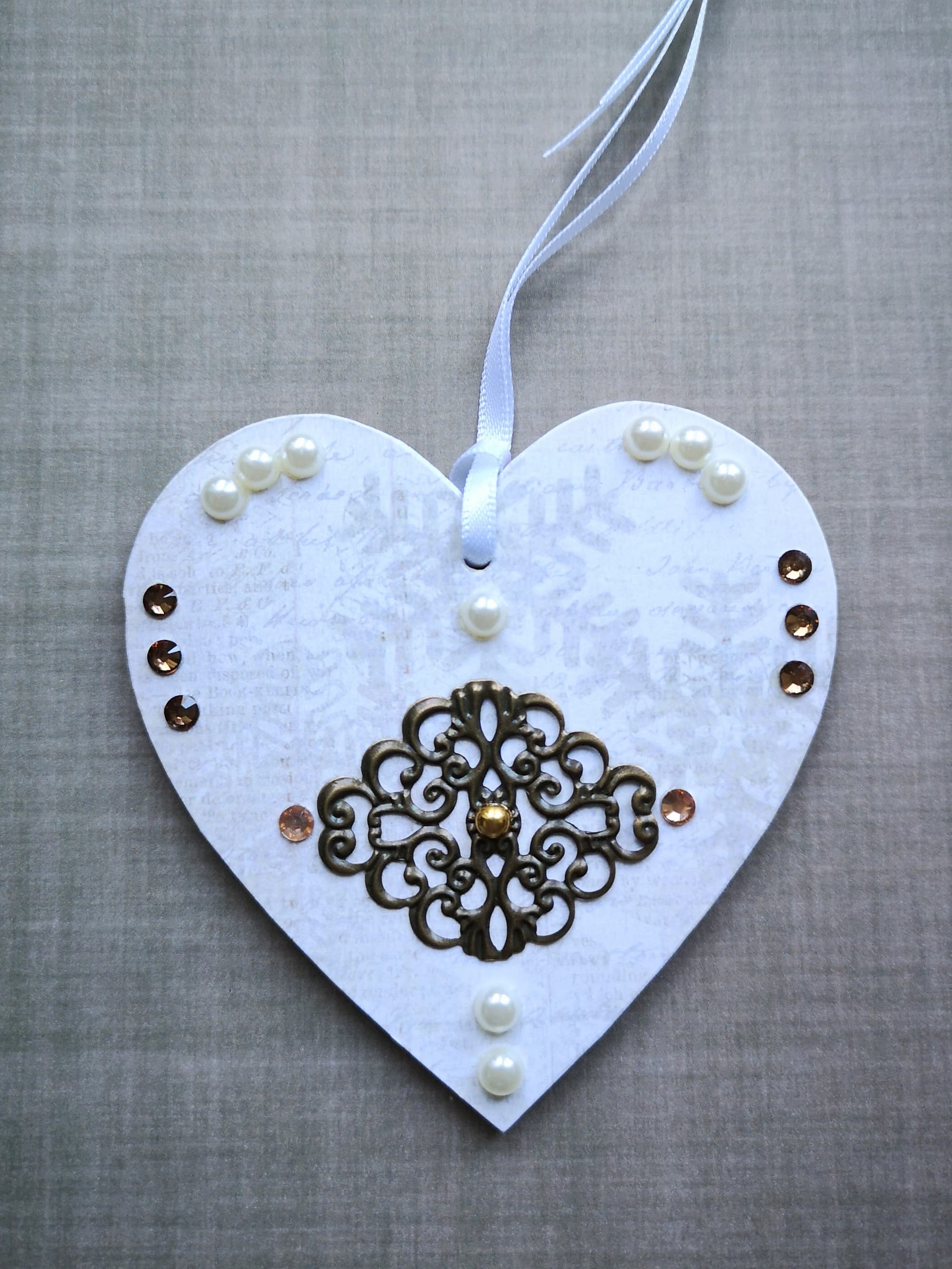 8x8cm Christmas Heart (#9)
