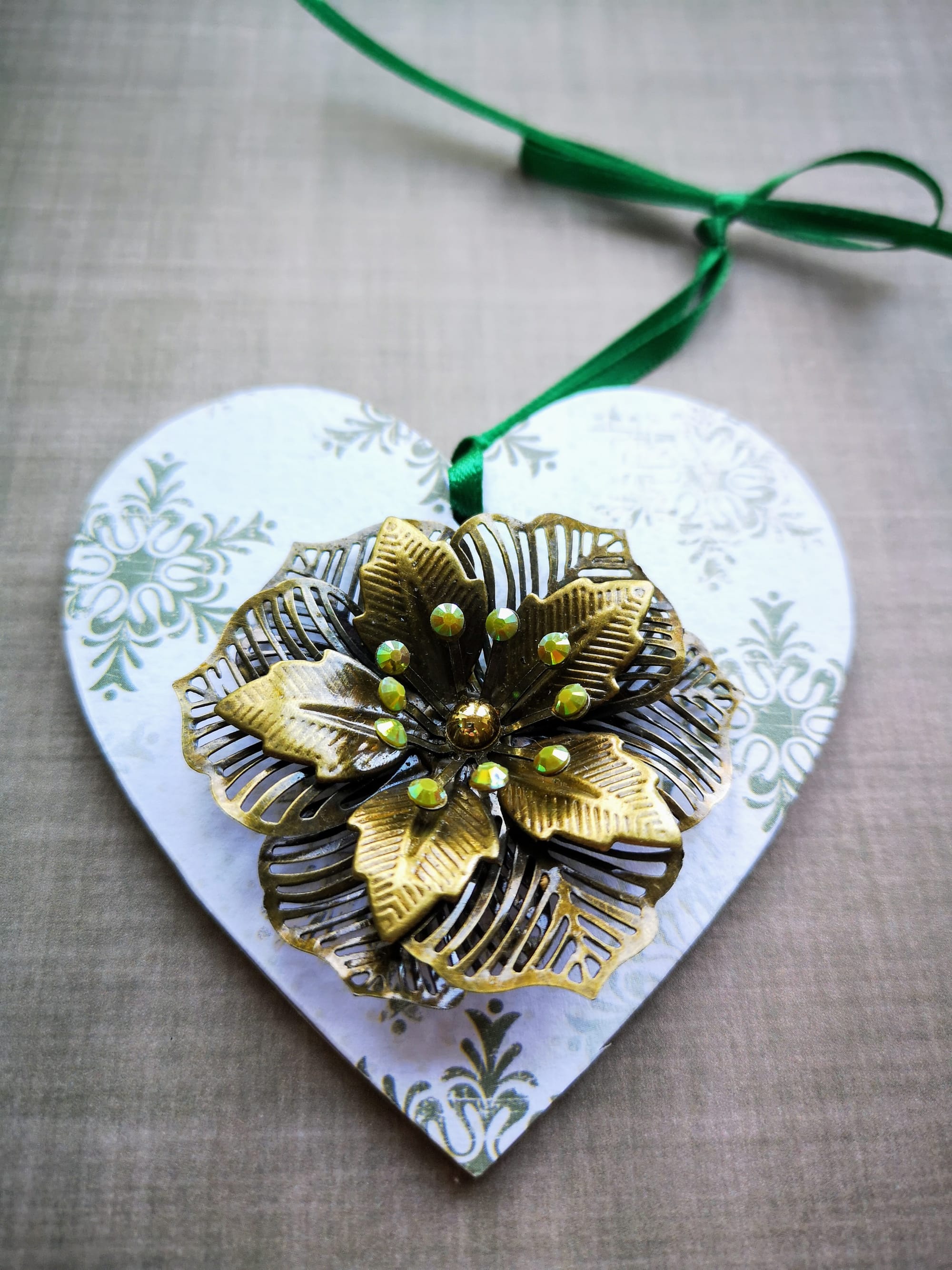 8x8cm Christmas Heart (#23)