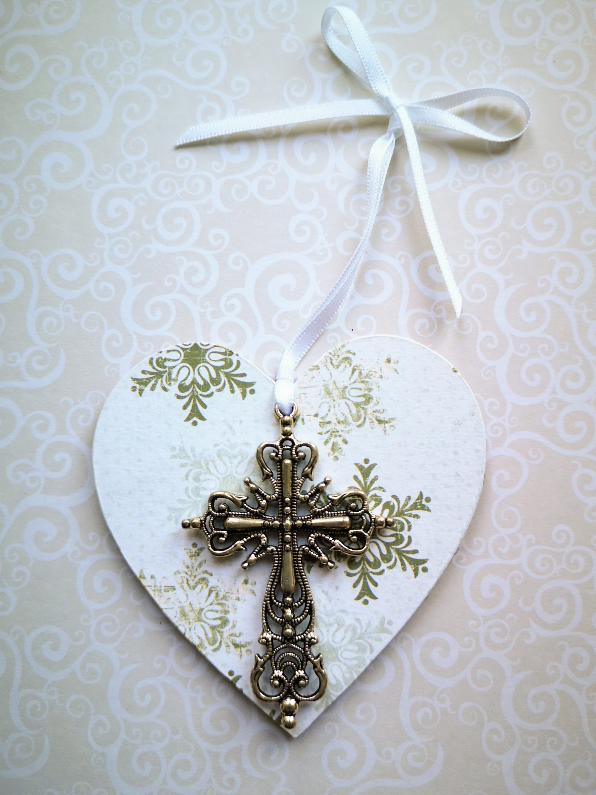 8x8cm Christmas Heart (#27)