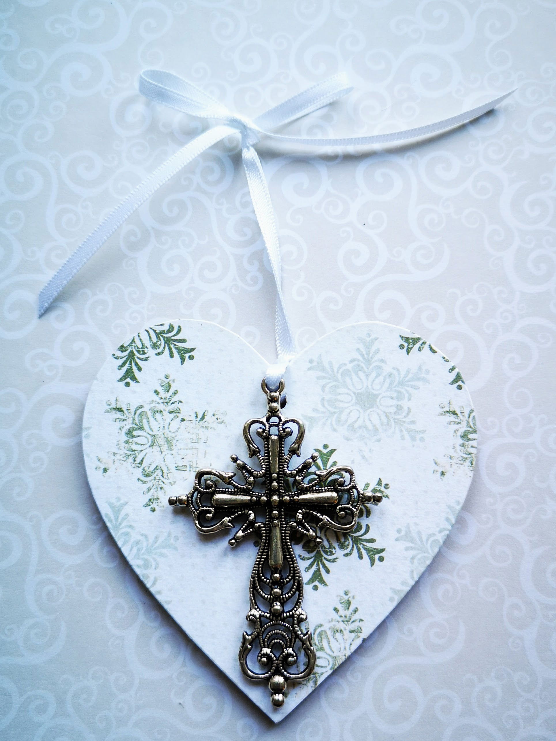 8x8cm Christmas Heart (#28)
