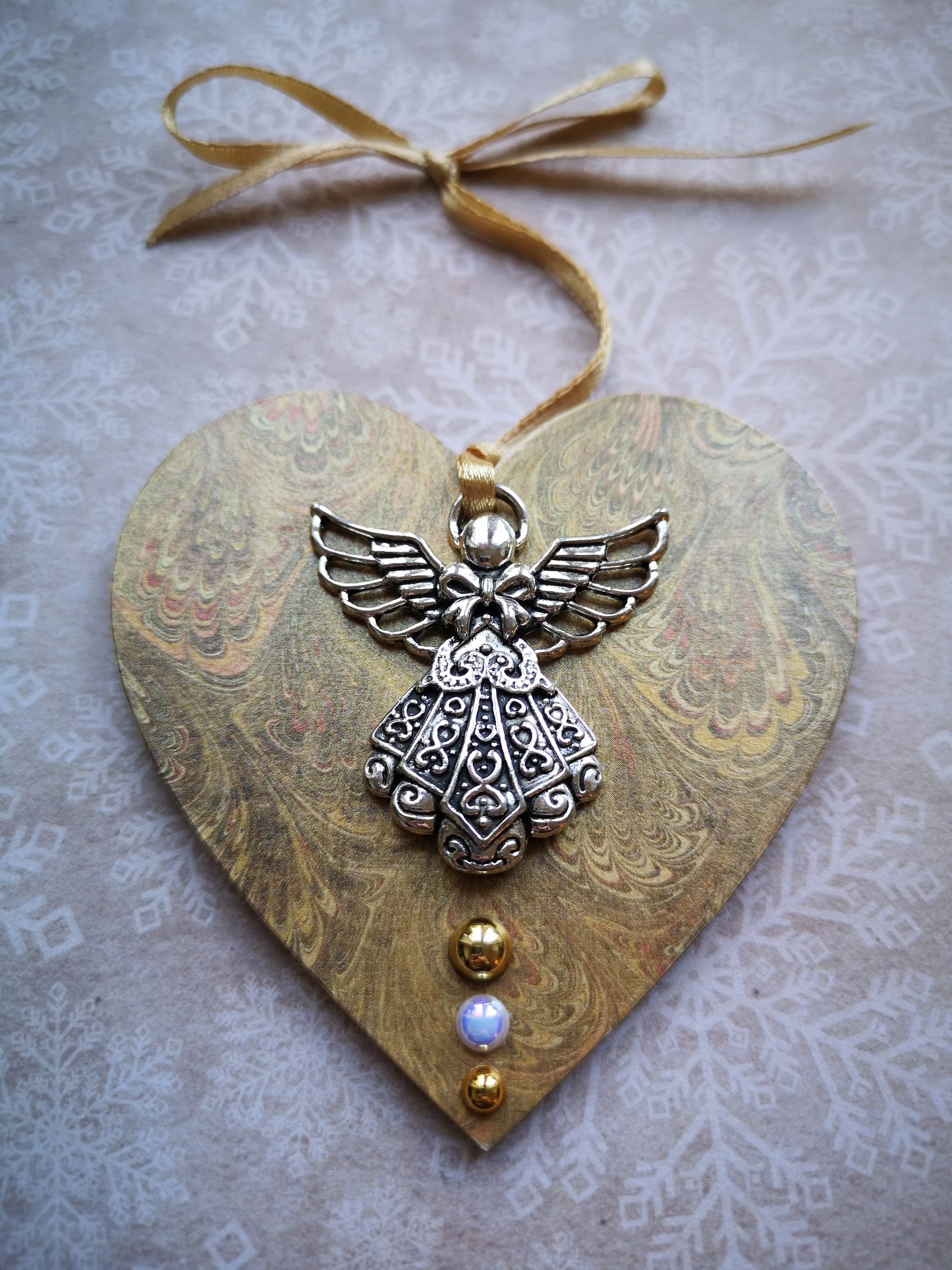 8x8cm Christmas Heart (#33)