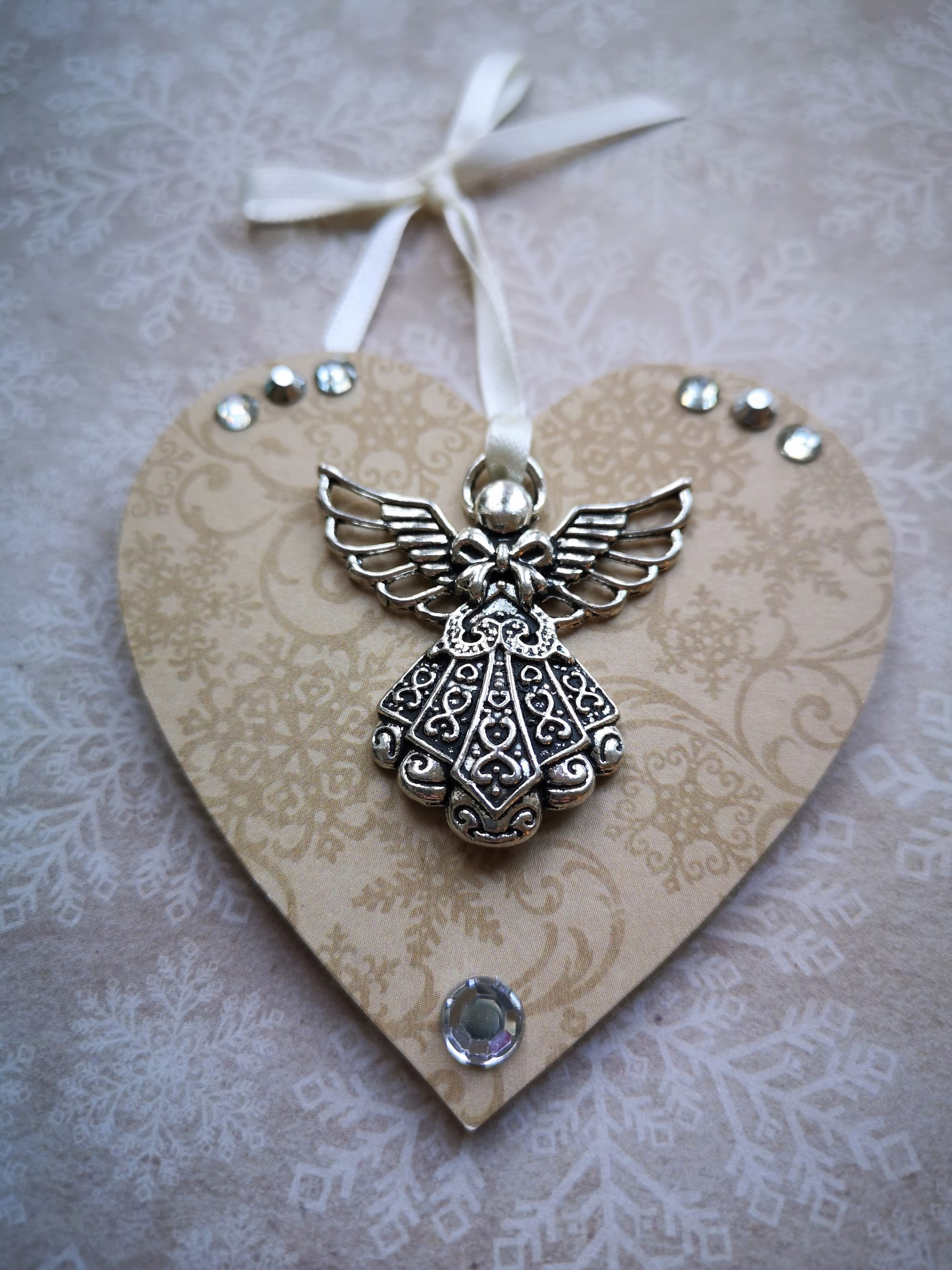8x8cm Christmas Heart (#40)