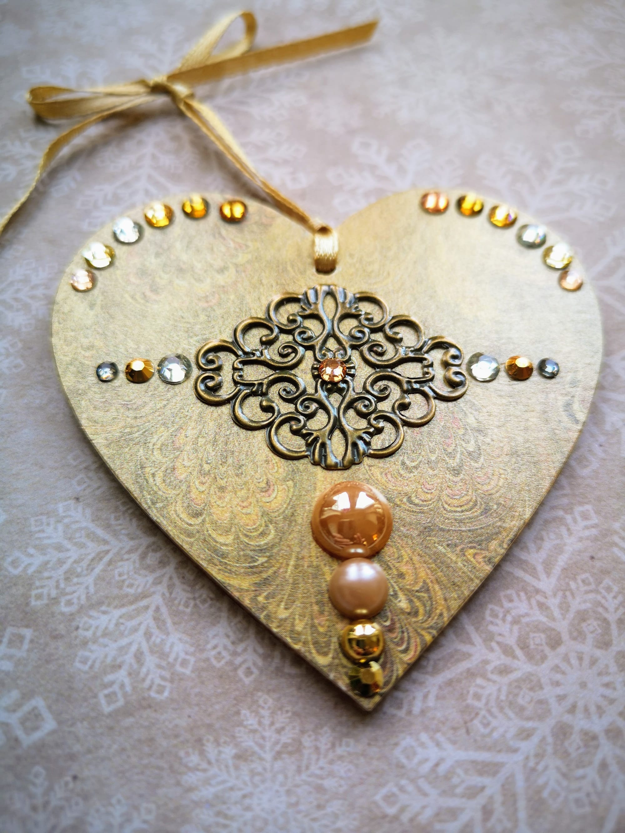 8x8cm Christmas Heart (#41)