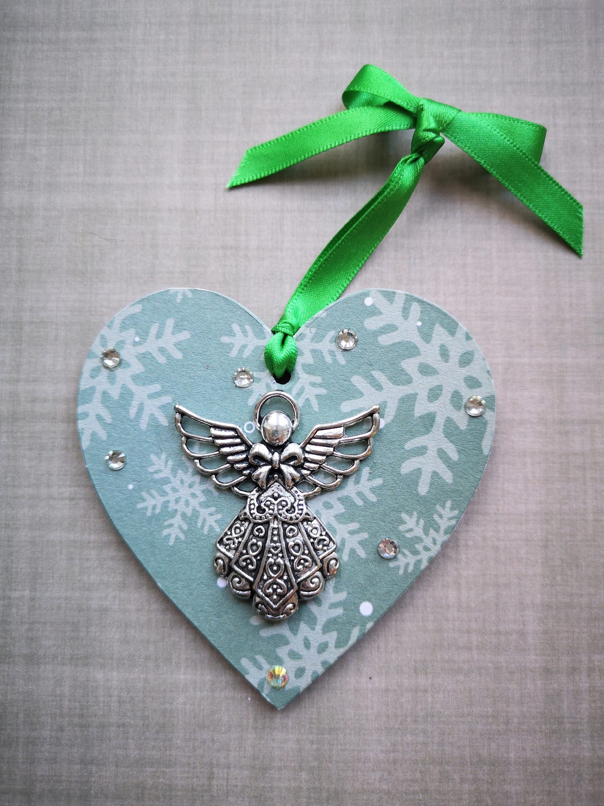 8x8cm Christmas Heart (#42)