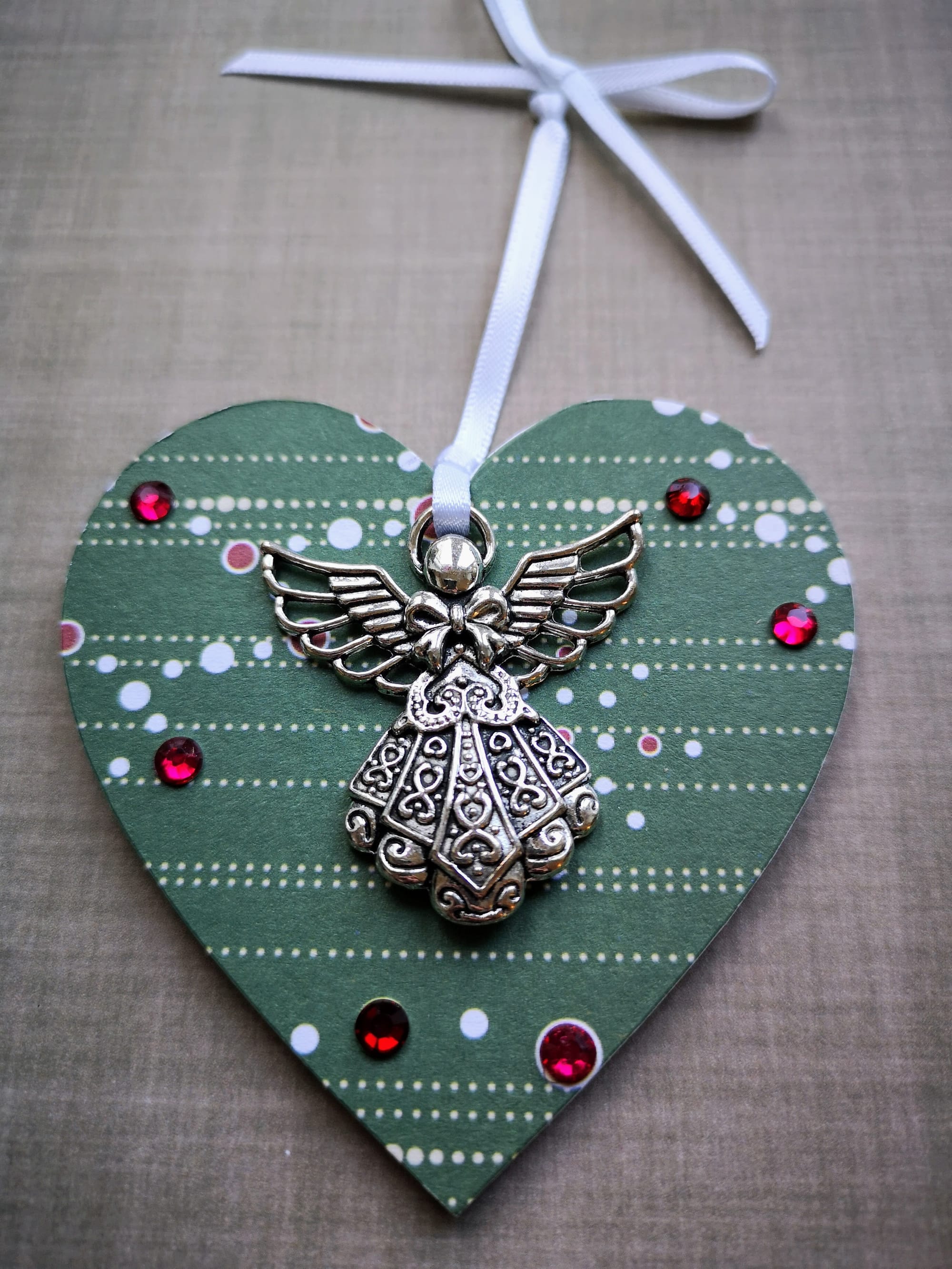 8x8cm Christmas Heart (#51)