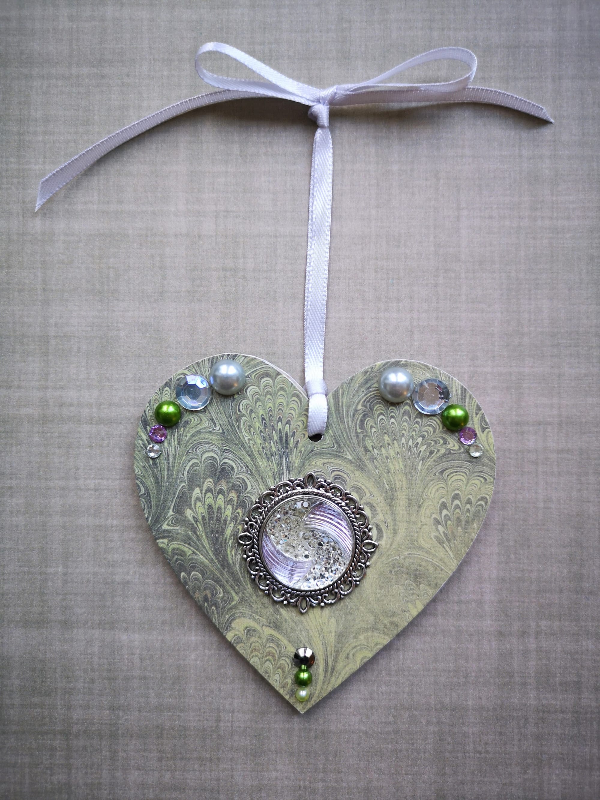 8x8cm Christmas Heart (#53)
