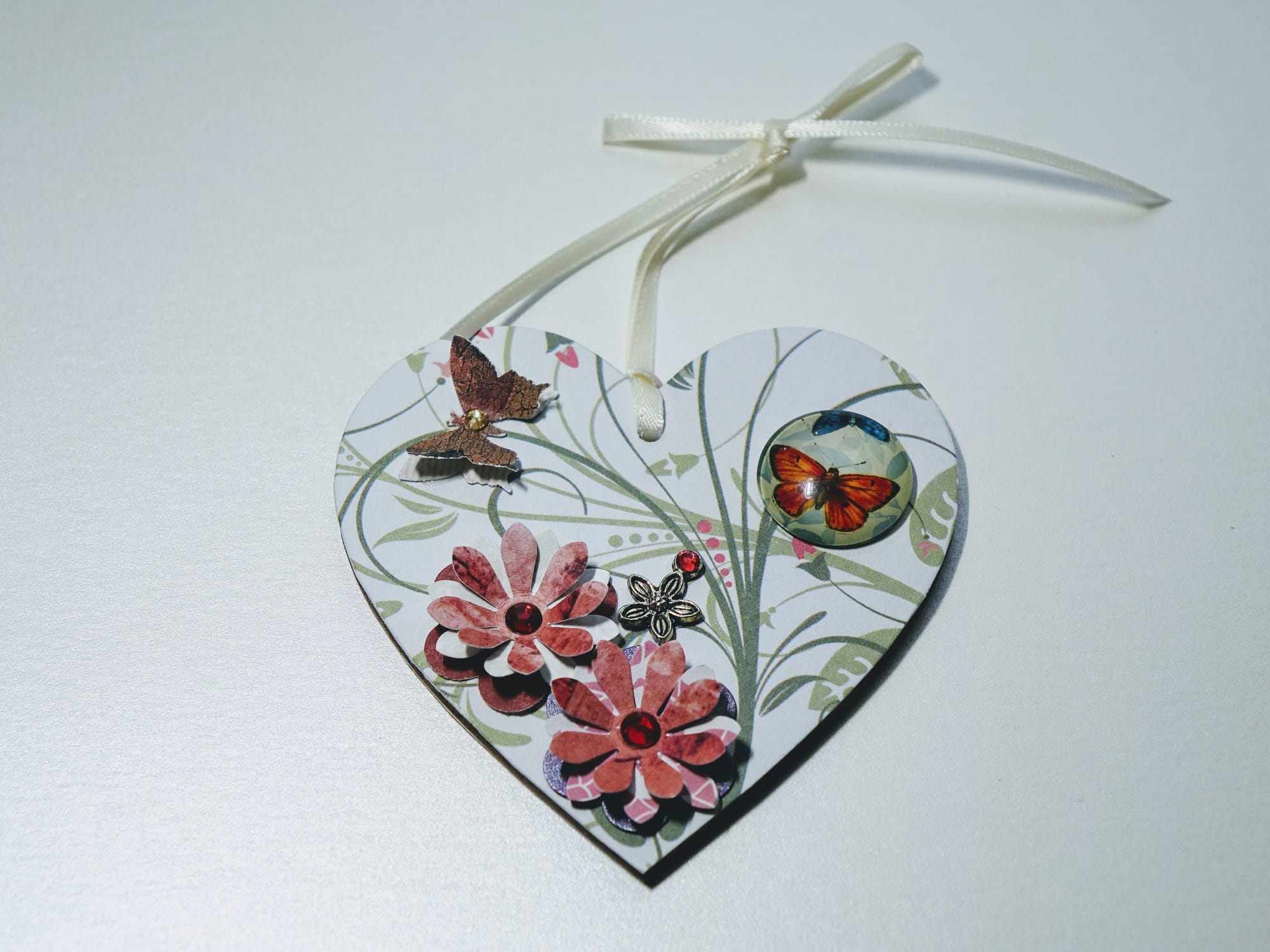 8x8cm Wooden Heart ♥️ #17