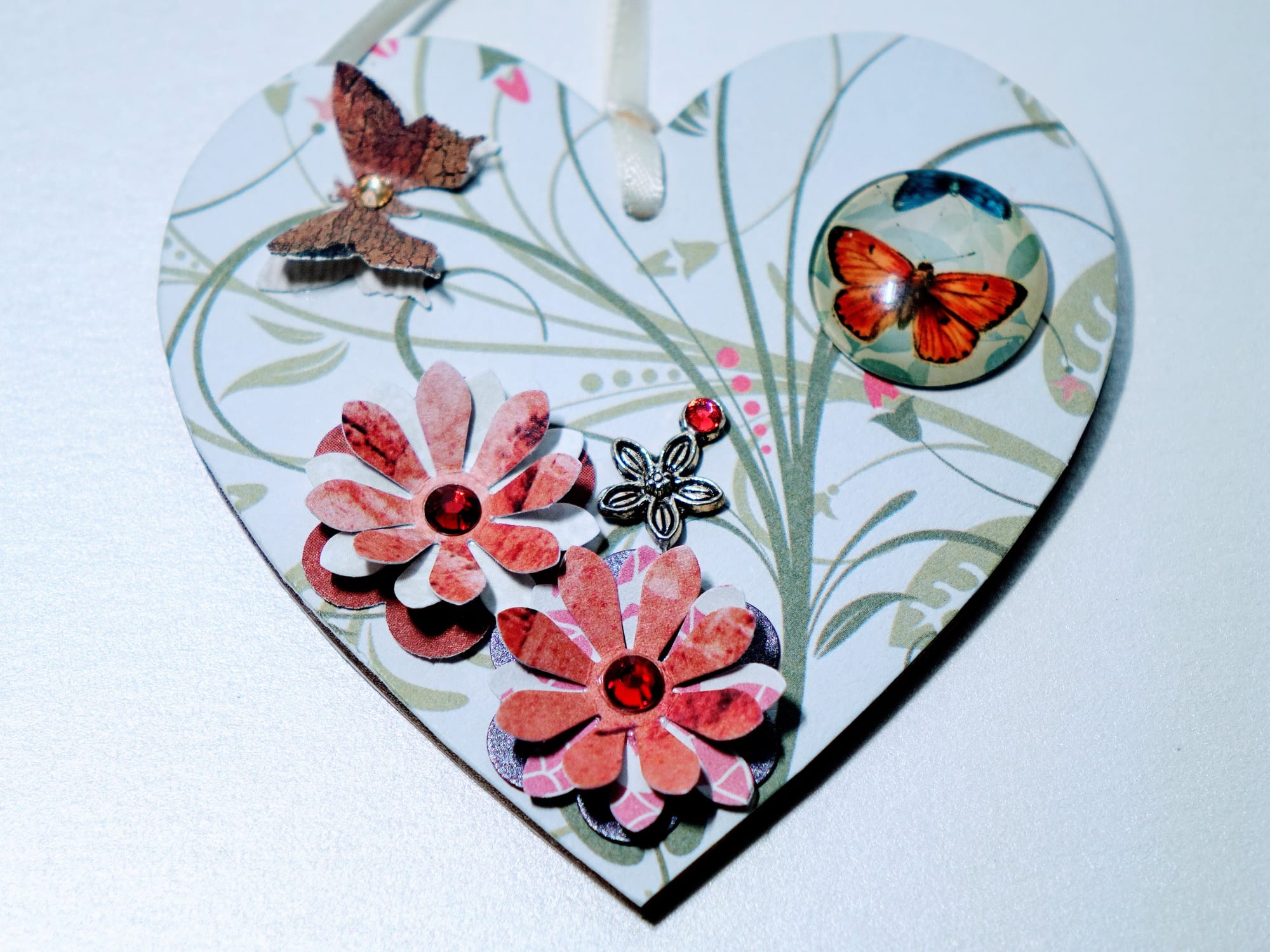 8x8cm Wooden Heart ♥️ #17