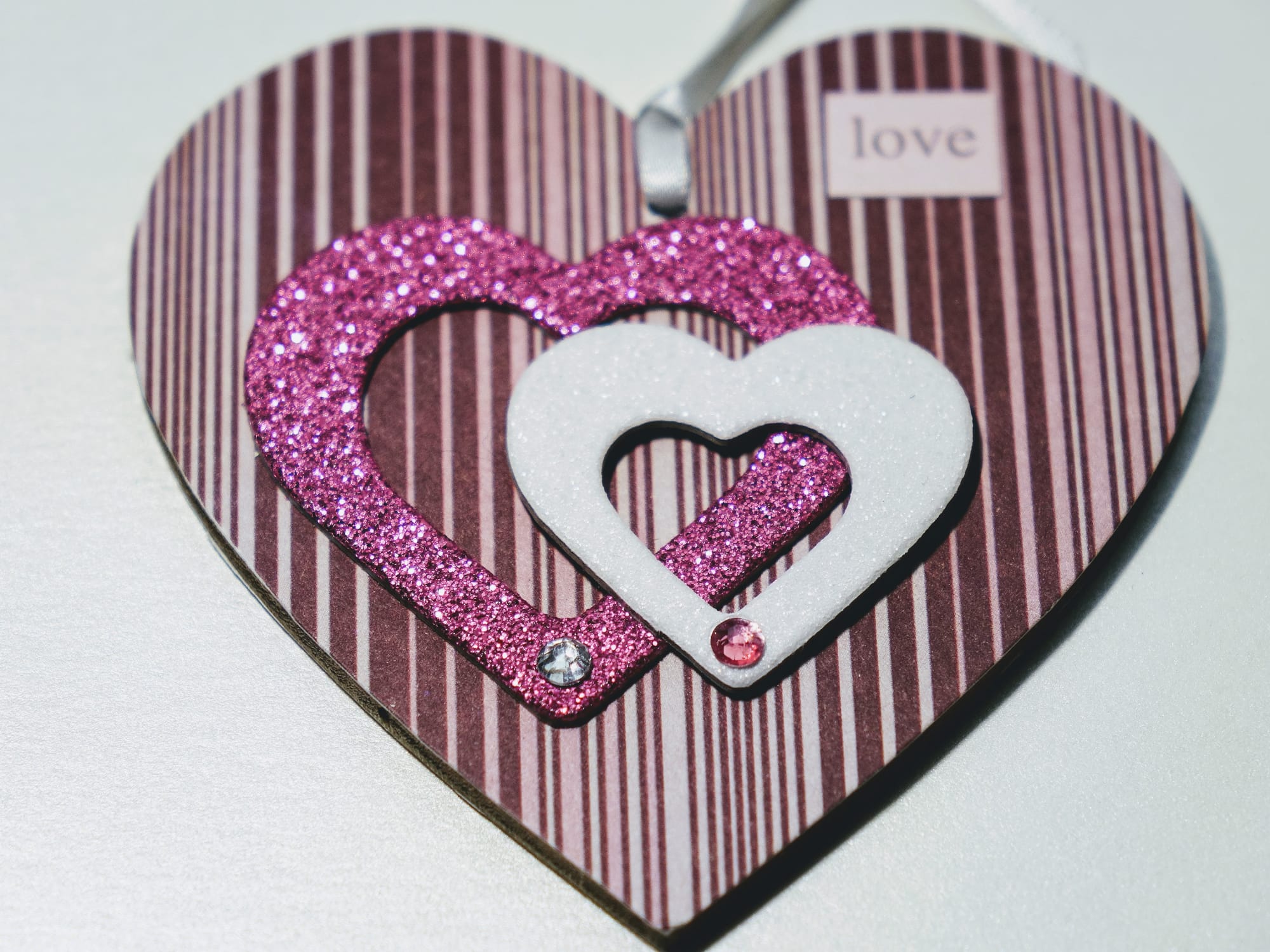 8x8cm Wooden Heart ♥️ #18