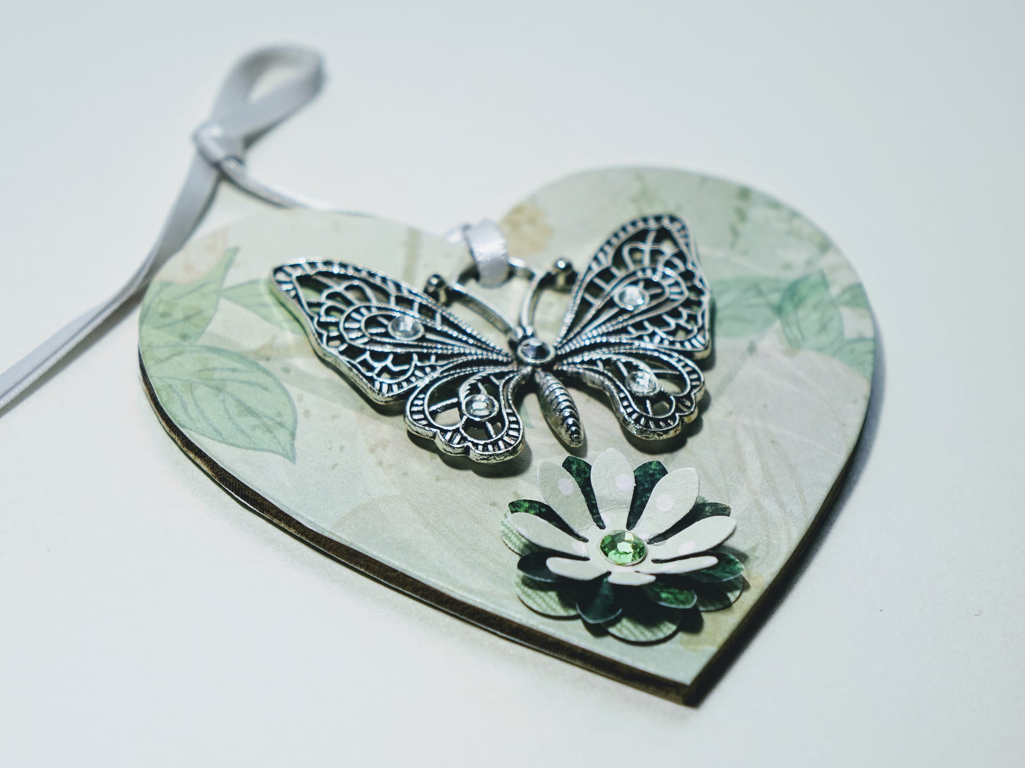 8x8cm Wooden Heart ♥️ #19