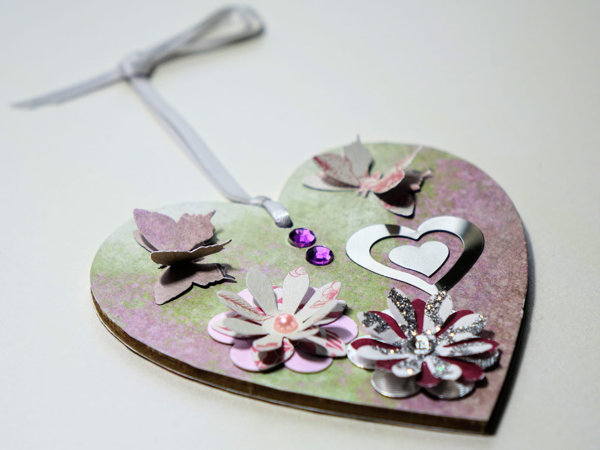 8x8cm Wooden Heart ♥️ #20