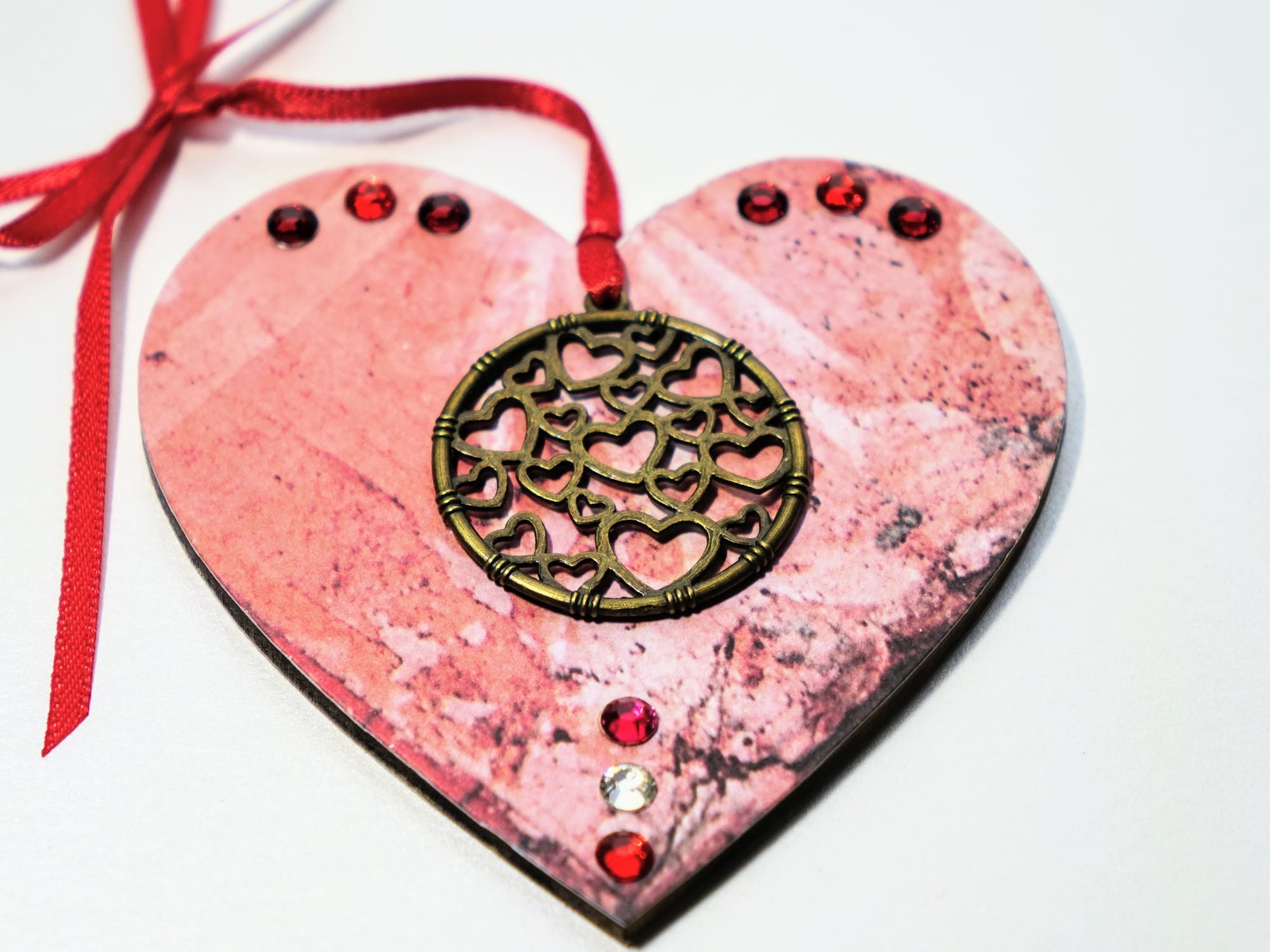 8x8cm Wooden Heart ♥️ #22