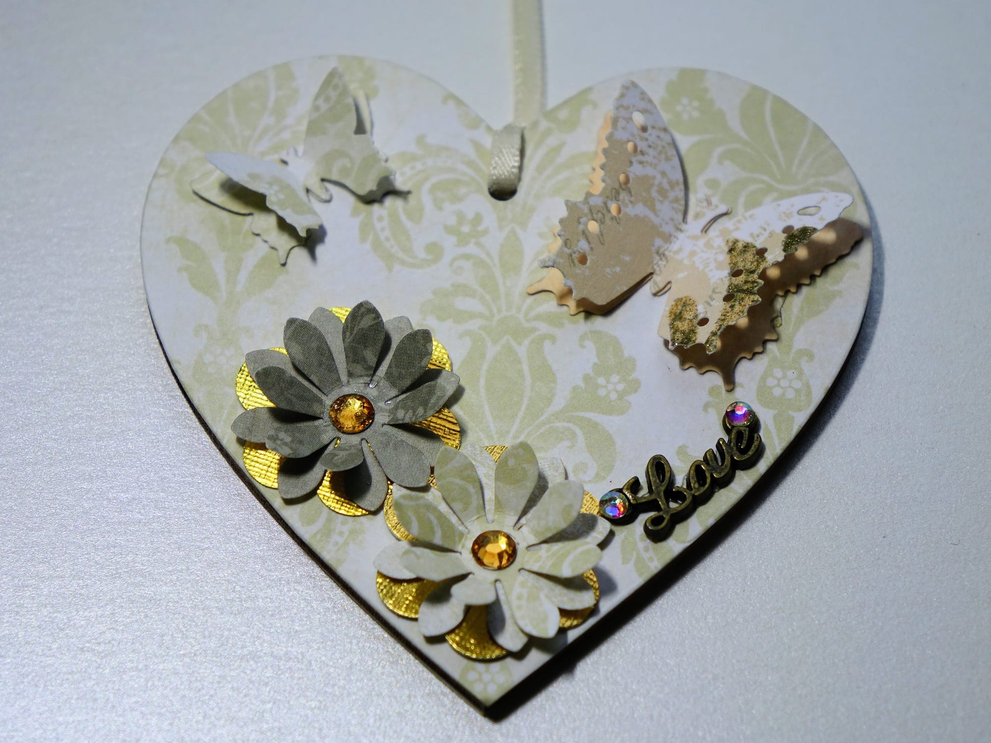 8x8cm Wooden Heart ♥️ #25