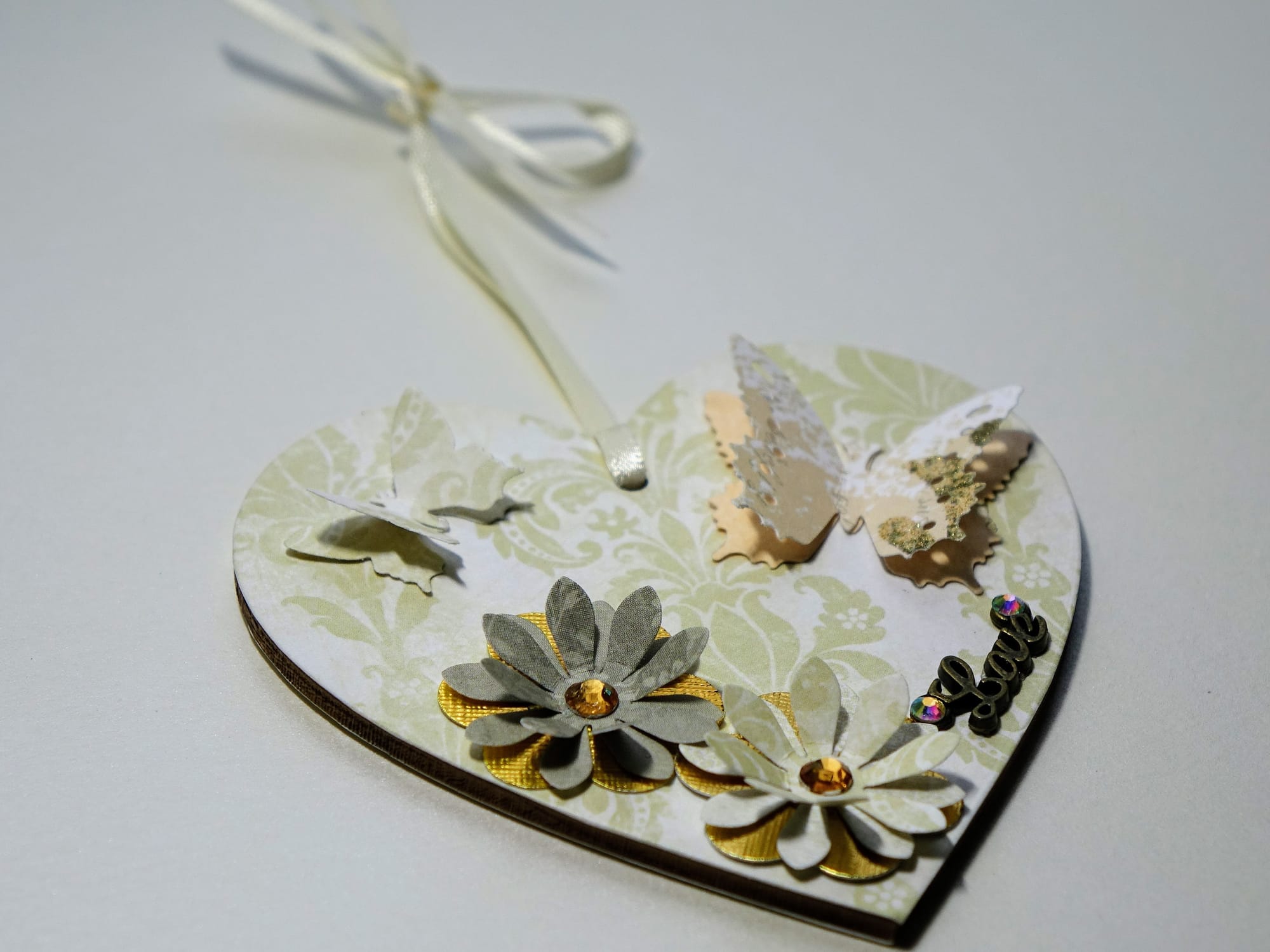 8x8cm Wooden Heart ♥️ #25